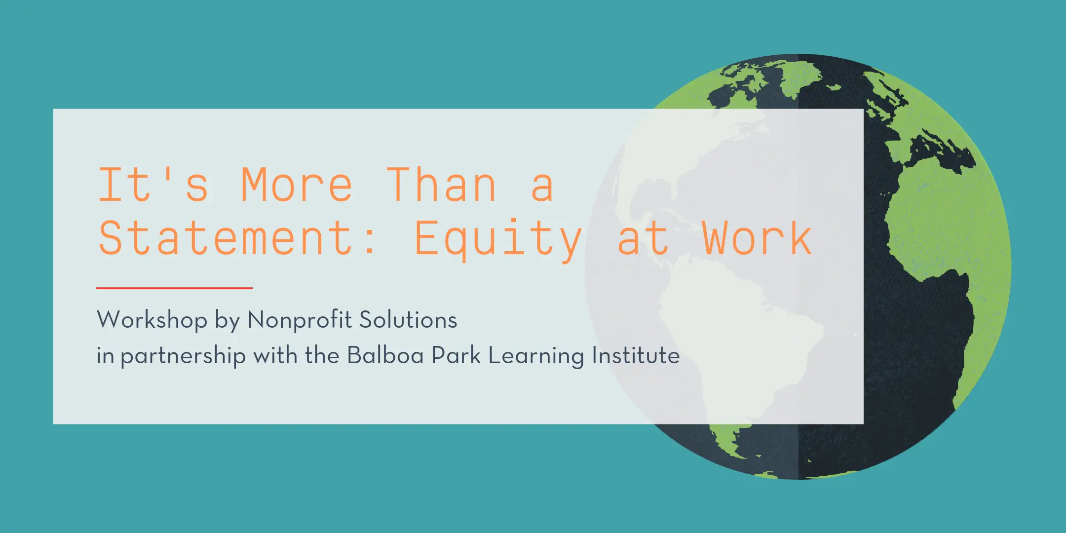 It’s More Than a Statement: Equity at Work